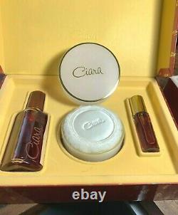 Vintage Ciara Perfume Spray Cologne Spray Velvet Dusting Powder NIB