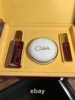 Vintage Ciara Perfume Spray Cologne Spray Velvet Dusting Powder NIB