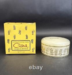 Vintage Ciara Perfumed Dusting Powder by Charles Revson 3 oz (new with box)