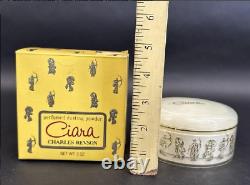 Vintage Ciara Perfumed Dusting Powder by Charles Revson 3 oz (new with box)