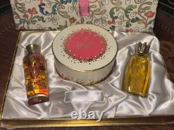 Vintage Coty L'aimant Bath Oil, Parfum De Toilette & Dusting Powder Gift Set
