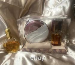 Vintage ENJOLI Charles of the Ritz Dusting Powder Perfume Gift Set + Spray