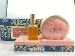 Vintage Elizabeth Arden Cabriole Dusting Powder & Perfume Mist Set Cologne NOS