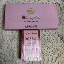 Vintage Elizabeth Arden Memoire Cherie Soap Ardena Patter Astringent & Powder +2