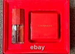 Vintage Estee Lauder Cinnabar 2PC Gift Set Eau Perfume 1.7oz/Dusting Powder 3oz