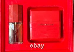 Vintage Estee Lauder Cinnabar 2PC Gift Set Eau Perfume 1.7oz/Dusting Powder 3oz