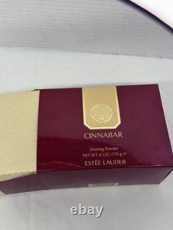 Vintage Estee Lauder Cinnabar 6 oz Perfumed Body Dusting Powder Sealed NIB