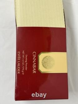 Vintage Estee Lauder Cinnabar 6 oz Perfumed Body Dusting Powder Sealed NIB
