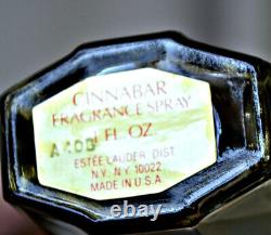 Vintage Estee Lauder Cinnabar fragrance spray and dusting powder