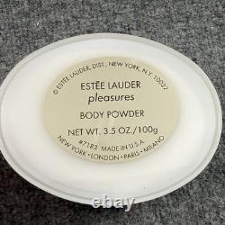 Vintage Estee Lauder Pleasures Perfumed Dusting Body Powder 3.5 oz 100g NEW RARE
