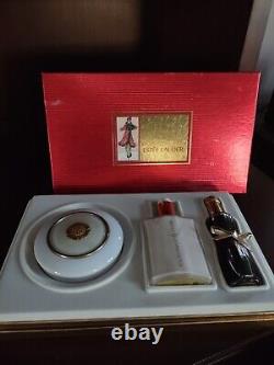 Vintage Estee Lauder Youth Dew Gift Set EDP Perfume Dusting Powder Body Lotion