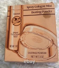 Vintage Faberge BABE Favorite Spray cologne Mist Dusting Powder AS IS