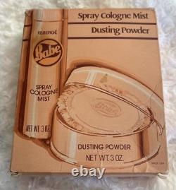 Vintage Faberge BABE Favorite Spray cologne Mist Dusting Powder AS IS