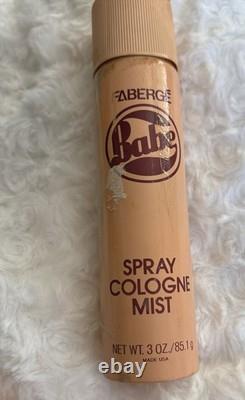 Vintage Faberge BABE Favorite Spray cologne Mist Dusting Powder AS IS