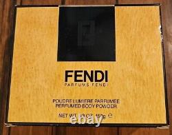 Vintage Fendi Perfumed Dusting Body Powder 5.3oz 150g Original Box Brand New