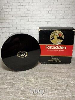 Vintage Forbidden Perfumed Dusting Powder 4oz/113g EXTREMELY RARE SEALED