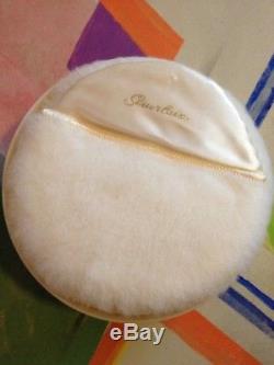 Vintage GUERLAIN CHAMADE PERFUMED DUSTING POWDER Full 8oz. Box With Puff Vanity