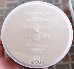 Vintage GUERLAIN SHALIMAR Perfumed DUSTING POWDER, Sealed 4.4 OZ, 125 g