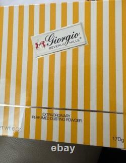 Vintage Giorgio, Beverly Hills, Extraordinary Perfume, Dusting Powder 6 Oz