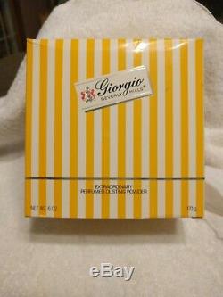 Vintage Giorgio Beverly Hills Perfumed Dusting Powder 5.0 Oz. NIB