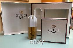 Vintage Gucci No. 3 Perfume Eau De Toilette 1 fl. Oz, Dusting Powder Gift Set