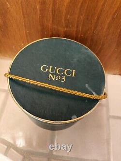 Vintage Gucci No 3 Perfumed Body Lotion 2 Dusting Powder 2 cologne bottles 4 Box