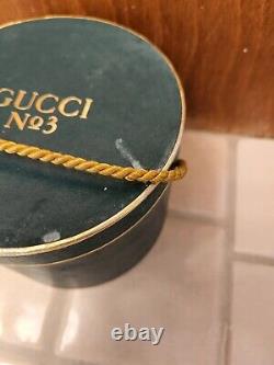 Vintage Gucci No 3 Perfumed Body Lotion 2 Dusting Powder 2 cologne bottles 4 Box