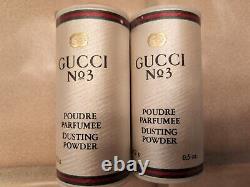 Vintage Gucci No 3 Perfumed Body Lotion 2 Dusting Powder 2 cologne bottles 4 Box