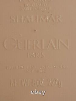 Vintage Guerlain Shalimar 8 oz Perfumed Bath/Dusting Body Powder