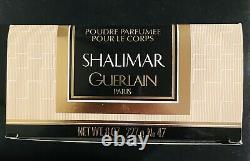 Vintage Guerlain Shalimar 8 oz Perfumed Bath/Dusting Body Powder