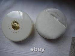 Vintage Guerlain Shalimar Perfumed Bath Dusting Powder + Puff NEW IN BOX 8 oz