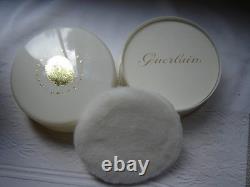 Vintage Guerlain Shalimar Perfumed Bath Dusting Powder + Puff NEW IN BOX 8 oz