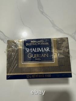 Vintage Guerlain Shalimar Perfumed Dusting Powder 125g 4.4 oz N°650 Sealed New
