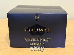 Vintage Guerlain Shalimar Perfumed Dusting Powder 4.4 oz with Box