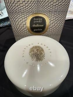 Vintage Guerlain Shalimar Perfumed Dusting Powder NEW SEALED Pristine 8 oz