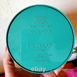 Vintage Guerlain Shalimar Perfumed Dusting Powder New Sealed 4 oz Unopened NIB
