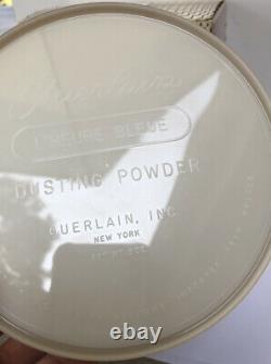 Vintage Guerlain lheure Bleue Perfumed Dusting Powder SEALED 8 oz RARE