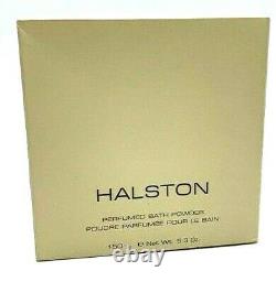 Vintage HALSTON Body Bath Dusting Powder NEW 5 oz Perfumed Fragrance New In Box