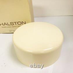 Vintage Halston Body Bath Dusting Powder NEW 5 oz Perfumed New Damaged Box