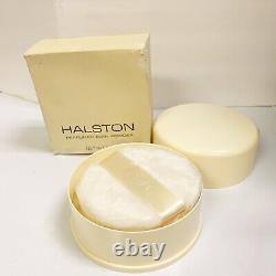 Vintage Halston Body Bath Dusting Powder NEW 5 oz Perfumed New Damaged Box