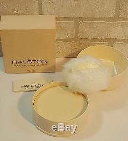 Vintage Halston Perfumed Bath Body Dusting Powder 5 OZ. NIB NEW 150 G WOMEN