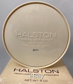 Vintage Halston Perfumed Bath Body Dusting Powder 5oz NIB 150g for Women