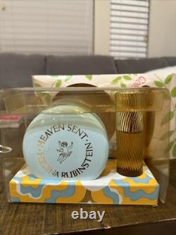 Vintage Helena Rubinstein Heaven Sent Fluffy Dusting Powder 4oz + Eau De PARFUM