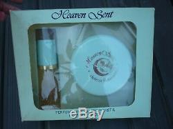 Vintage Helena Rubinstein Heaven Sent Gift Set Perfume Spray Dusting Powder NIB