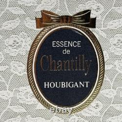 Vintage Houbigant Essence de Chantilly Perfume Powder Box Gift Set Women 2pc New