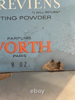 Vintage JE Reviens WORTH Perfume POWDER Amber Box & Cologne Lot