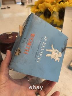 Vintage JE Reviens WORTH Perfume POWDER Amber Box & Cologne Lot