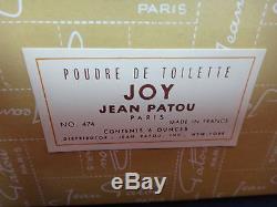 Vintage JOY by Jean Patou Perfume Dusting Body Powder 6 oz SEALED WITH BOX