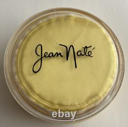 Vintage Jean Nate Perfumed Bath Powder with Puff 4 oz Unused Cracked Cover