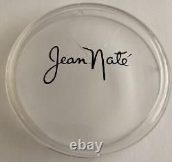 Vintage Jean Nate Perfumed Bath Powder with Puff 4 oz Unused Cracked Cover